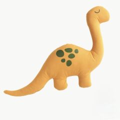 Sarı Dino Uyku Arkadaşı %100 Pamuk Müslin